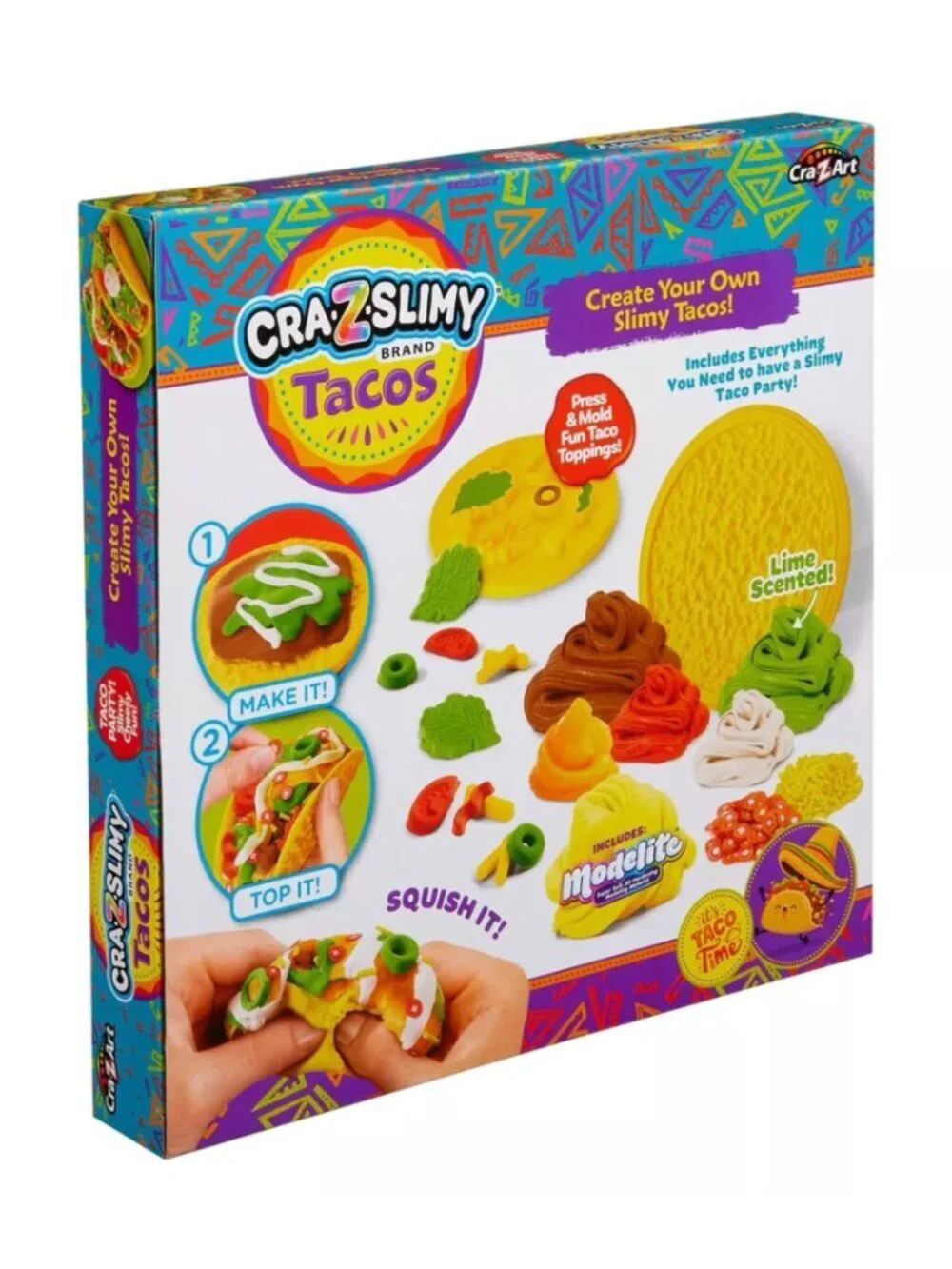 Cra-Z-Slimy Taco Slimes and Putties: 8-Piece Set Focuses on Creativity